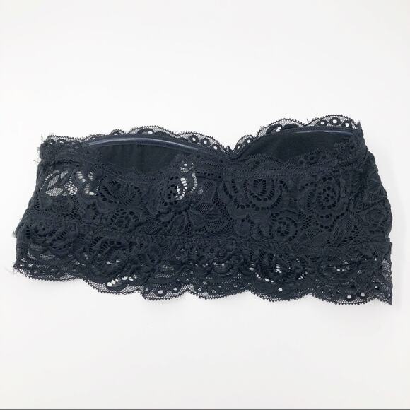 Mudd Black Lace Bandeau Bra - Picture 2 of 5